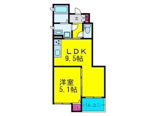 仮)クリエオーレ巽中Ⅰの物件間取画像